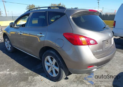 2009 Nissan Murano Sl z USA, uszkodzony, nr VIN JN8AZ18WX9W157171